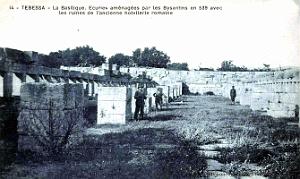 Tebessa - Basilique - Ecuries amenagees par les Byzantins 